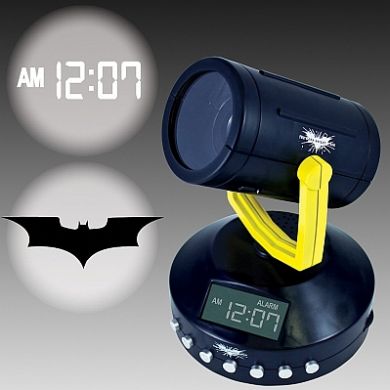Batman Signal Projection Alarm Clock