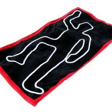 Crime Scene Dead Body Beach Towel