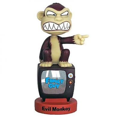 Family Guy: Glow in the Dark Evil Monkey Wacky Wobbler