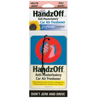Handz Off Anti-Masturbatory Car Freshener