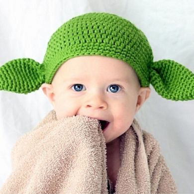 Yoda Baby Knitted Hat
